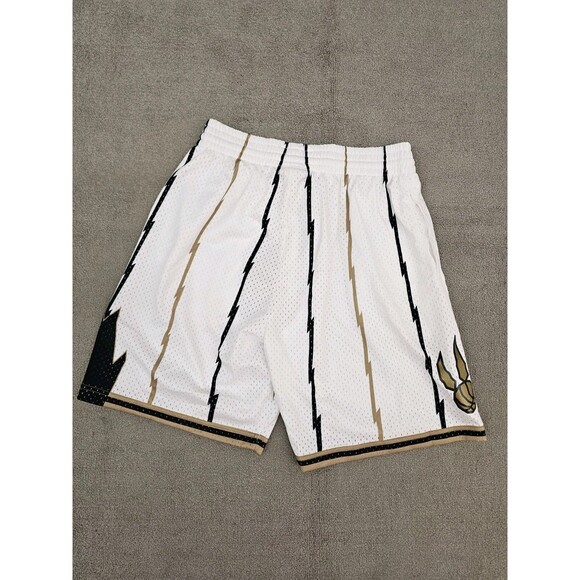 Toronto Raptors Mitchell Ness Reload 3.0 Swingman Shorts Men's M White 1998 - Picture 4 of 12